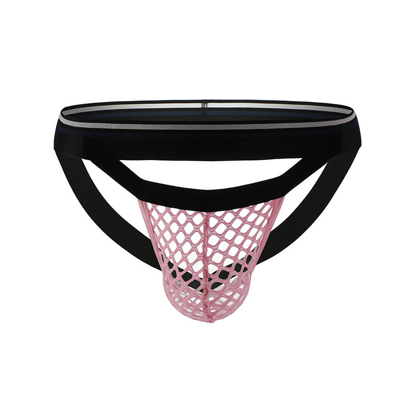 MenSexyWear Jockstrap Filinet Rose